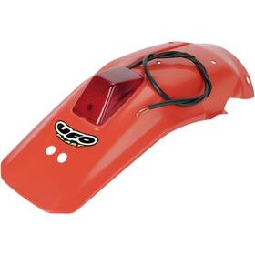 Ho02650121 Ufo Plastics Enduro Rear Fender With 21/5w Light - Ft90 Cr Orange Ft88-ft02 Xr600r
