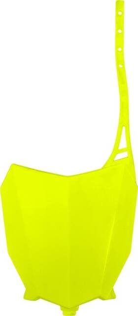 Ho05602dflu Ufo Plastics Front Number Plate Fluorescent Yellow For Honda Crf110f
