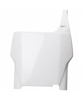 Ka03740-047 Ufo Plastics Front Number Plate - White