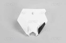 Kt03078-047 Ufo Plastics Front Number Plates - White