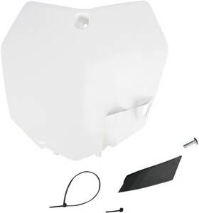 Kt04051-041 Ufo Plastics Kt04051#047 Front Number Plate - White Sx-sxf 2013 Ktm 112715