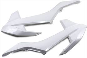 Kt04073047 Ufo Plastics Radiator Shrouds White Ktm 65 Sx 2016-2019 2016-2021