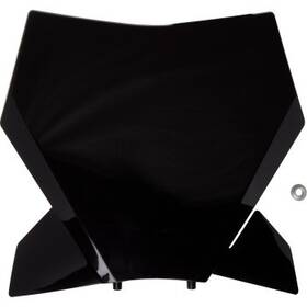 Kt05013-001 Ufo Plastics Kt05013#001 Front Number Plate - Black
