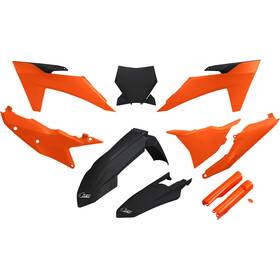 Ft23-ft24 Ufo Plastics Ktkit529f 333 Body Kit - Orange/black For Ktm Sx/sx-f Ft23-ft24 Ufo Plastics Ktkit529f 333 Body Kit - Orange/black For Ktm Sx/sx-f