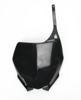 Ya04860-001 Ufo Plastics Front Number Plate - Black