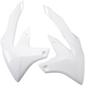 Ya04892-046 Ufo Plastics Radiator Covers - White For Yamaha Ya04892#046