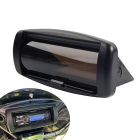 Unbranded 665897244359 Smoke Single Din Cd Cover Radio Stereo For Harley Street Road Glide Flhx Fltrx