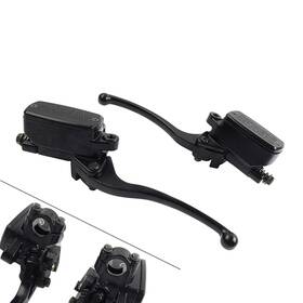 Unbranded 665897510263 7/8ftft Motorcycle Handlebar Hydraulic Brake Clutch Master Cylinder Lever Black