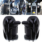 Unbranded Painted Gloss Black Left Right Leg Fairing Lower Vented For Harley Touring Flht 765629229354