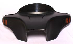 Fz-4y Usa-biker.com F1 Tinted Batwing Fairing Windshield 4 Harley Touring Road King Primer Abs 6x9 Inch