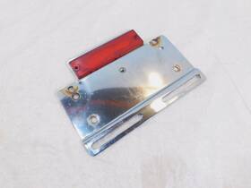2632352 Victory 2001 01 V92 Deluxe Cruiser Chrome Rear License Plate Mount Bracket