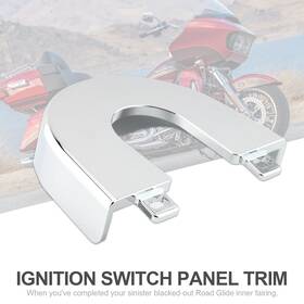M549-a260-chr Vipih Aluminum Ignition Switch Panel Trim For Touring Road Glide Special 15-2022 Chr