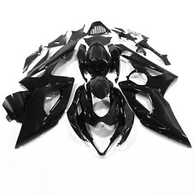 Bf-s1005-gbk Vivid Black Abs Injection Bodywork Fairing Kit For 2005 2006 Suzuki Gsxr 1000 K5