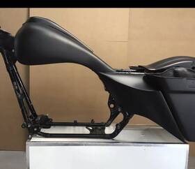 8776 Vm Fits 1996-2007 Harley Davidson Stretched Gas Tank And Side Cover Kit Bagger Flh