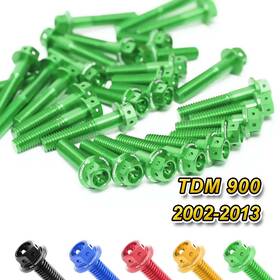 Enbotdm9000213vmtop001 Vmbolt Green Cnc Race Spec Engine Bolts For Tdm 900 02-05 06 07 08 09 10 11 12 13