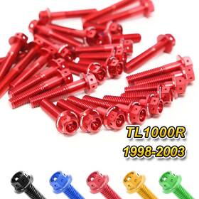 Enbotl1000r9803vmtop001 Vmbolt Red Cnc Race Spec Engine Bolts For Suzuki Tl1000r 98 99 00 01 02 03