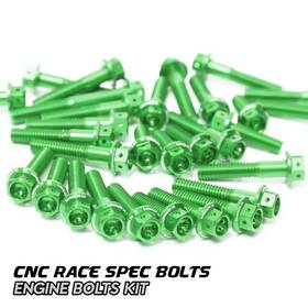 Enboyzfr1m1522vmtop001 Vmbolt Green Cnc Race Spec Engine Bolts For Yamaha Yzf R1m 15 16 17 18 19 20 21 22