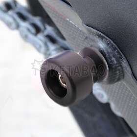 Mfsp01fbkm8vmtop024 Vmbolt Mf Cnc M8 Rear Swing Arm Spools Black For Ninja 1000 Z1000sx 14 15 16 17 18 19