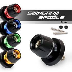 Spbb01xxxm6vmtop053 Vmbolt Black Bb01 Cnc M6 Rear Swing Arm Spools For Yzf R6 R1 06 07 08 09 10 11 12 13 14