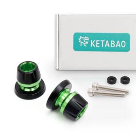 Spbb01xxxm8vmtop049 Vmbolt Green Bb01 Cnc M8 Rear Swing Arm Spools For V-strom 650 1050 Xt 18-20 21 22 23