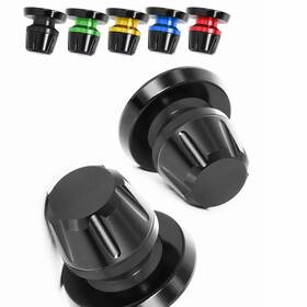 Splbbxxxm8vmtop031 Vmbolt Black L-sonic Cnc M8 Rear Swing Arm Spools For Zx-10rr Ninja 18 19 20