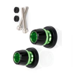 Vvrspbb01xxxm10cl47008 Vvracing Bb01 10mm Green Rear Swingarm Spools For Zzr 1400 Zx-14r 11 12 13 14 15 16 17