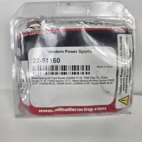 22-51160 Western Powersports Wheel Bearing Kit Front Suzuki Honda Apache