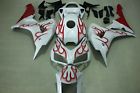 Whfa1000rr060055 Westernmoto Aftermarket Abs Fairing Fit Honda Red Flame White Colo