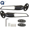 Qs296560qr Wind Swivel Wing Fin Rearview Side Mirror Fit For 2004-2007 Honda Cbr1000rr Us