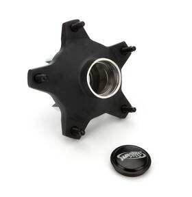 6606-fx5bk-8208-h Winters Hub Front Wide 5 Black Cap