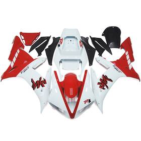 Wlmoto2012 R12002-25 #uswm260122 Fairings For Yamaha 2002 2003 Yzf R1 03 Abs Plastic Injection Bodywork White Red