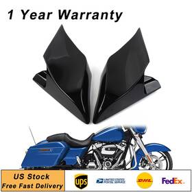 Wwwwriteus 211310571719 Stretched Panel Side Cover For Harley Touring Road Street Glide 2014-21 Black Us