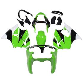 Wynmoto 2000-7 #dxfd 59 Fairings For Kawasaki Ninja Zx6r 2000-2002 Zzr600 2005-2008 Green Black Bodywork