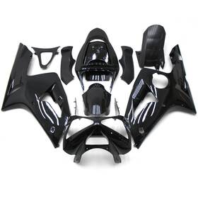 Wynmoto 2003-12 #dxfd 59 Full Body Kit For Kawasaki Ninja Zx6r 2003 2004 Abs Fairing Gloss Black Bodywork