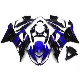 Wynmoto 2013-1 #dxfd 59 Abs Fairings For Kawasaki Ninja Zx6r 2013-2018 Full Bodywork Dark Blue Body Kit