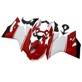 899-2012-04 Wynmoto White Red Black Bodywork Plastic Cowl For Ducati 899 1199 2012 2013 12 Fairings