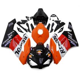 Cbr1000rr-04-b18 Wynmoto #zs15 Abs Plastic Orange Red Black Fairing Kit For Honda Cbr1000rr 2004-2005 Bodywork