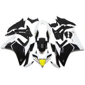Cbr500r2013-2 Wynmoto #dxfd 59 White Black Fairings For Honda Cbr500r 2013 2014 2015 Abs Plastic Bodywork Cowls