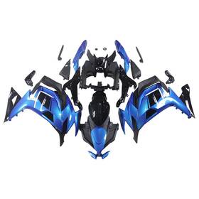 Wynmoto Er-6f 21-08 #spscnfwu Blue Black Fairings Kit For Kawasaki Ninja 650 2021 2022 2023 Abs Bodywork