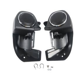 Fd-013 Wynmoto Lower Vented Leg Fairings With 6.5ftft Speakers Grills For Harley Touring 1983-2013