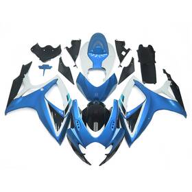 Fqk6-13 Wynmoto Blue White Black Abs Bodywork Fairings For Suzuki 2006 2007 Gsxr600 Gsx-r750 K6