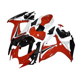 Fqk6-69 Wynmoto #dxf 59 Abs Plastic Fairings For Suzuki Gsxr600 Gsxr750 K6 2006 2007 Red White Body Kit