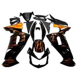 Fwer-6f Wynmoto 06-13 #dxfd 59 Body Kits For Kawasaki Ex650c Ninja 650r 2006-2008 Black Orange Fairings Plastic