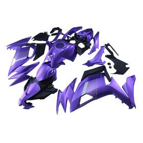 Fwer-6f Wynmoto 21-23 #kyau Purple Fairing Kit For 2020-2023 Kawaskai Ninja 650 Er-6f Abs Injection Bodywork