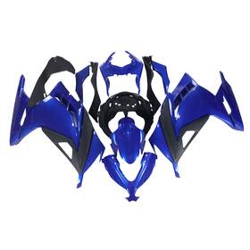Wynmoto Fwex300r13-30 #nand Abs Body Kits For Kawasaki Ex300r Ninja 300 2013-2017 Dark Blue Black Fairings