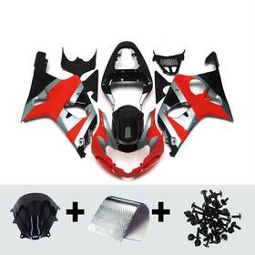 Fwgsxr1000-00-33 Wynmoto #nand Bodywork For Suzuki Gsxr1000 2000 2001 2002 Abs Fairings Red Silver Body Kit