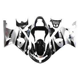 Fwgsxr1000-00-45 Wynmoto #nand Abs Fairing Kit For Suzuki Gsxr1000 2000 01 2002 Fairings Black Silver Bodywork