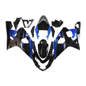 Fwk4-74 Wynmoto #dxfd 59 Black Blue Fairing Kit For Suzuki Gsxr600 Gsxr750 2004 05 Bodywork Abs Fairings