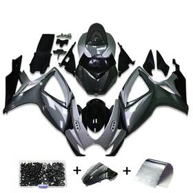 Fwk6-103 Wynmoto Fairings Kit For Suzuki 2006 2007 Gsxr600 Gsxr750 06 07 Abs Bodywork Grey Silver