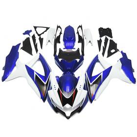 Fwk8-83 Wynmoto #dxfd 59 Fairings For Suzuki Gsxr600 Gsxr750 2008 09 2010 Abs Fairing Kit Blue White Cowl